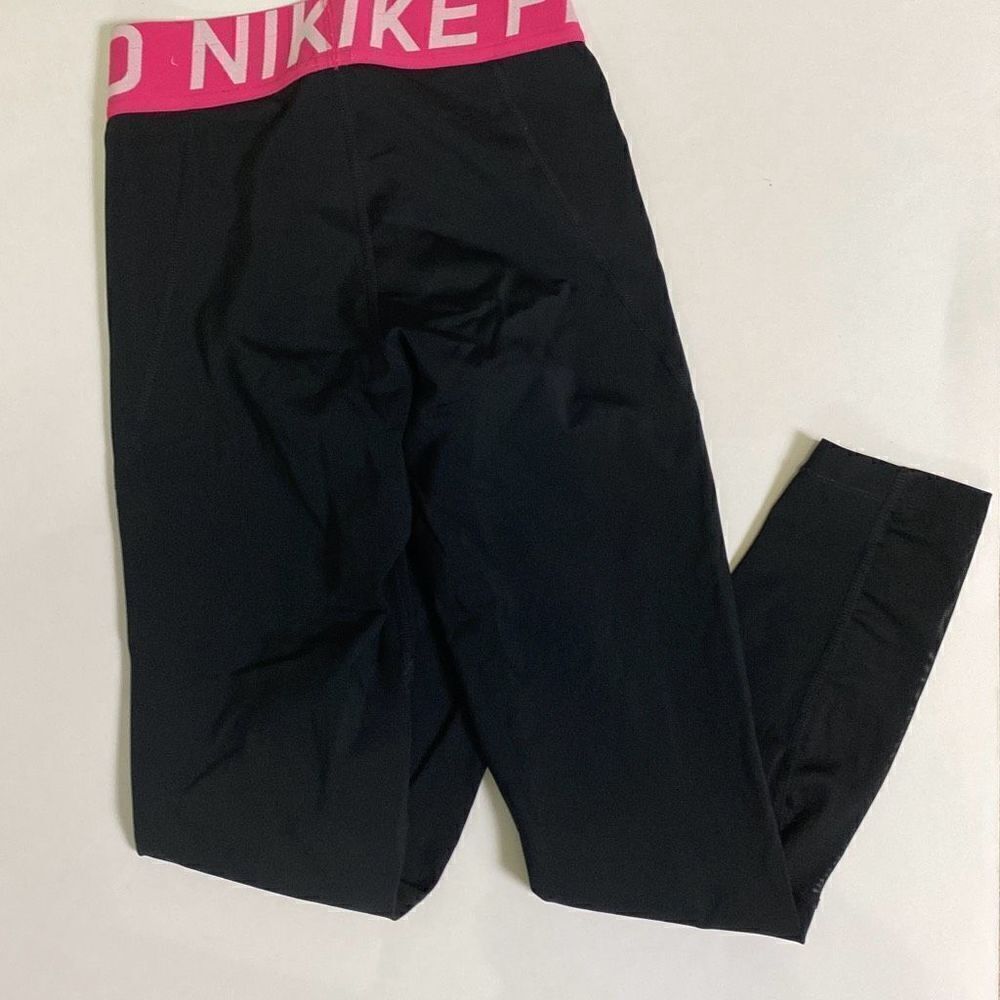 NIKE Pro Fit leggings running pink & black XS work out yoga